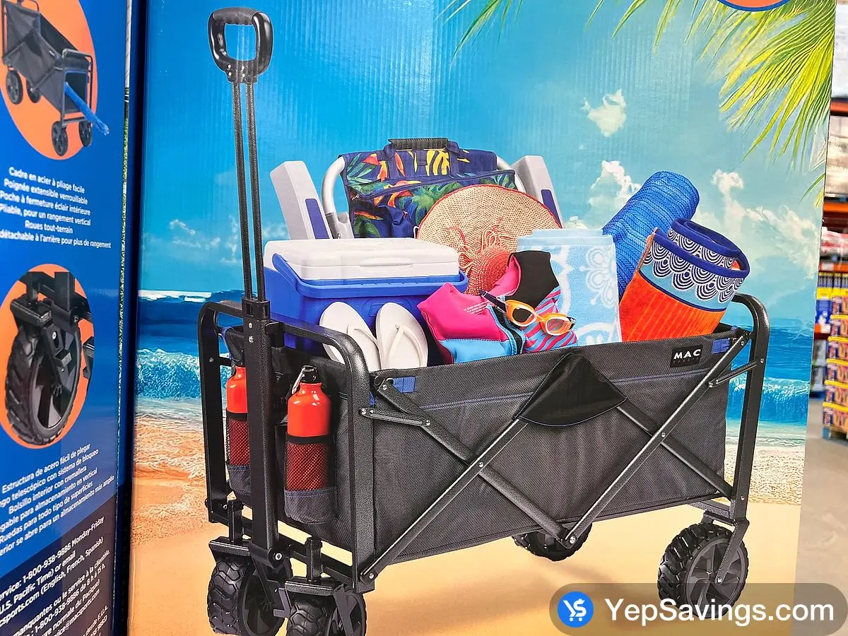 Costco FOLDING WAGON WITH BRAKES ALL - TERRAIN WHEELS - Canada (ITM 1654593)