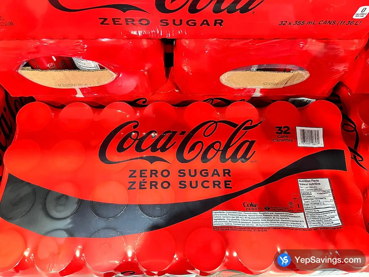 Costco COCA - COLA ZERO SUGAR 32 x 355 mL - Canada (ITM 232952)