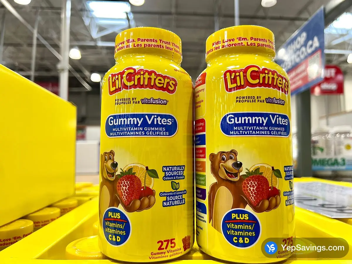 Costco L'IL CRITTERS GUMMY VITES 275 GUMMIES - Canada (ITM 5696980)