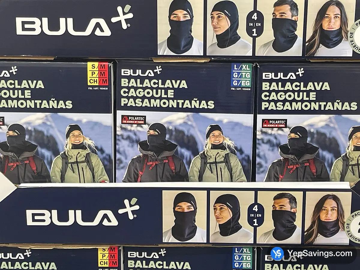 BULA ALACLAVA 2PK SIZES S / M - L / XL ITM 1654630 at Costco