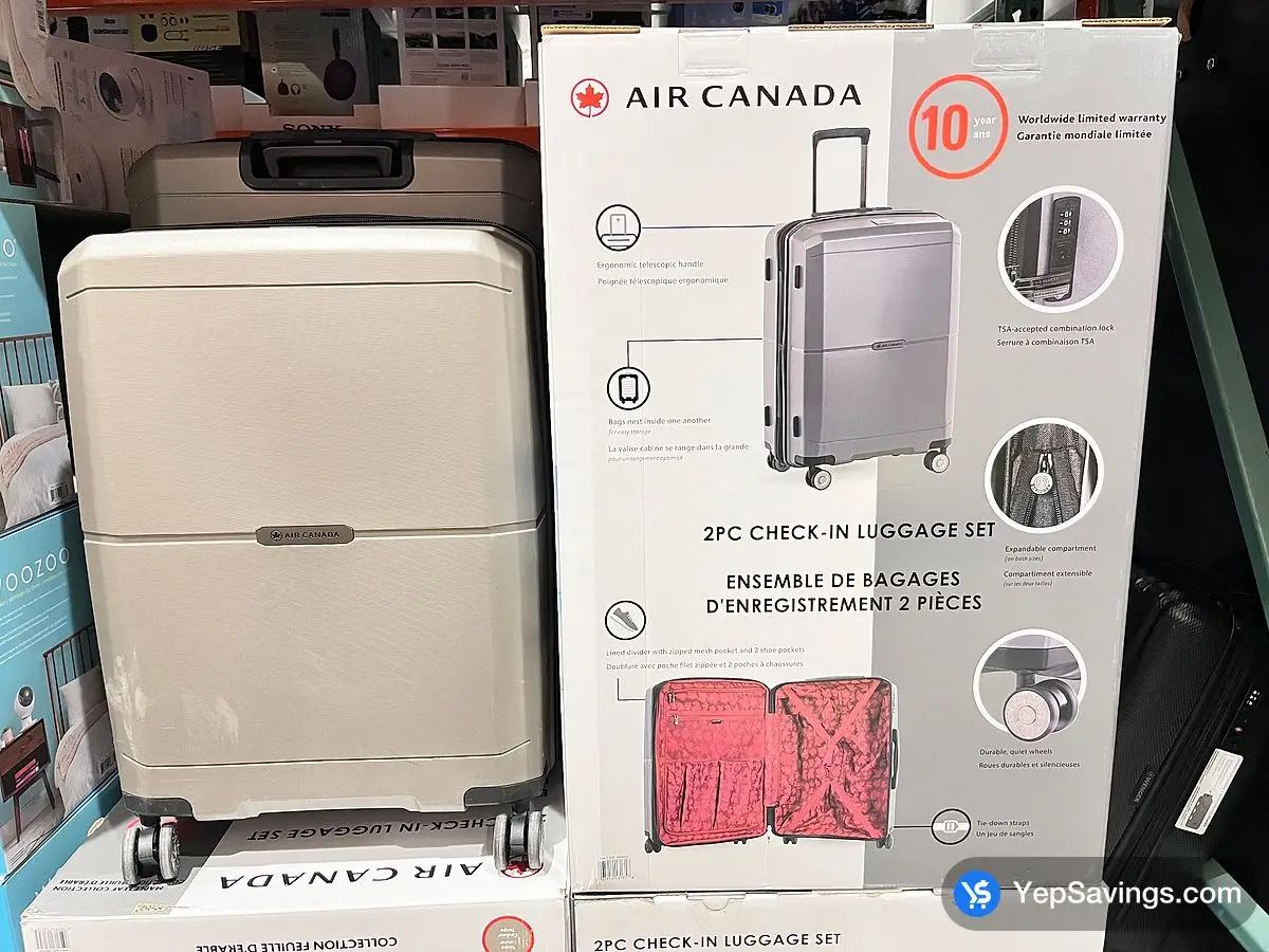 Costco AIR CANADA CHECK - IN LUGGAGE 2 PIECE - Canada (ITM 1835025)