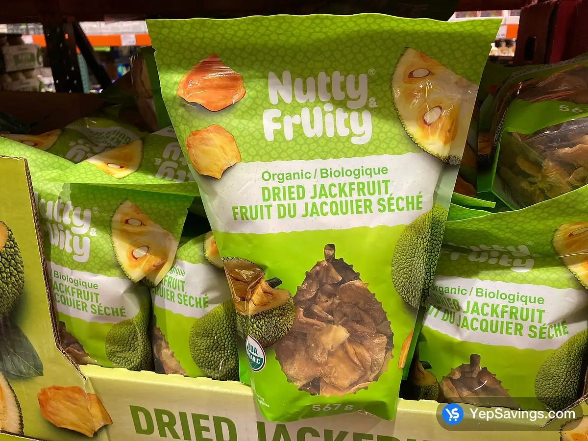 Costco NUTTY & FRUITY JACKFRUIT 567 g - Canada (ITM 1304267)