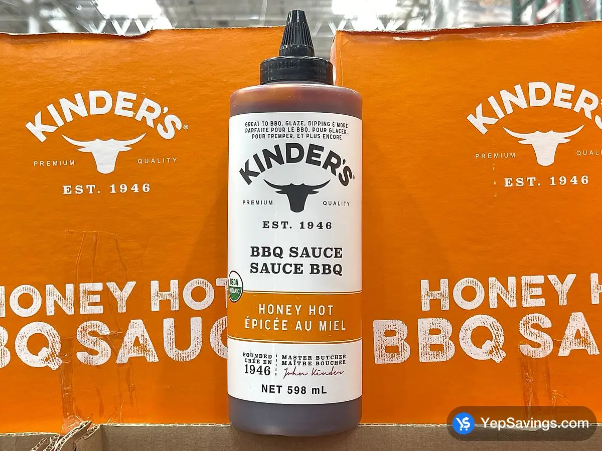 Costco KINDER'S HONEY HOT BBQ SAUCE 598 mL - Canada (ITM 1747225)