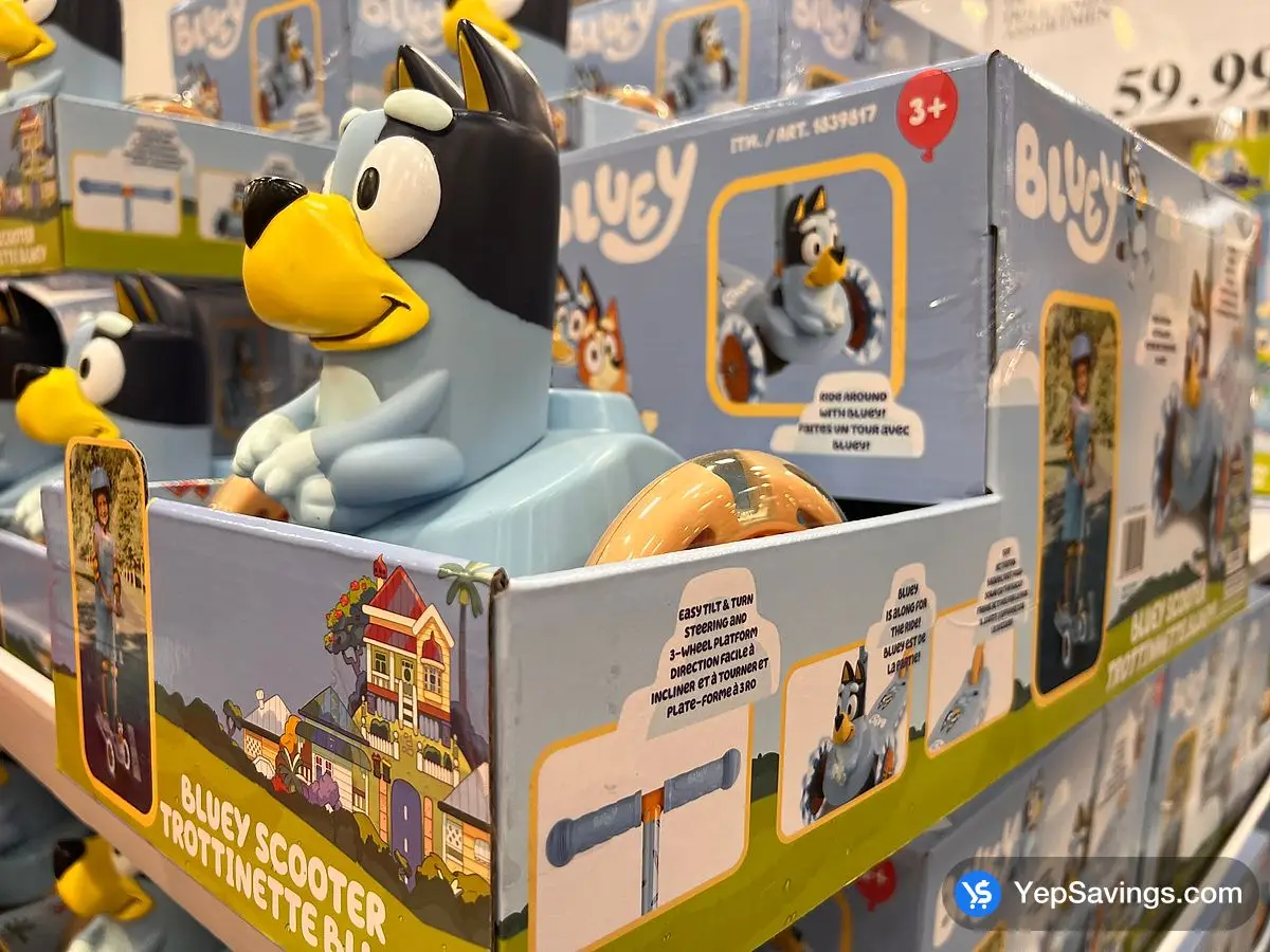 Costco BLUEY 3D LIGHTUP SCOOTER 3 WHEELS - Canada (ITM 1839817)