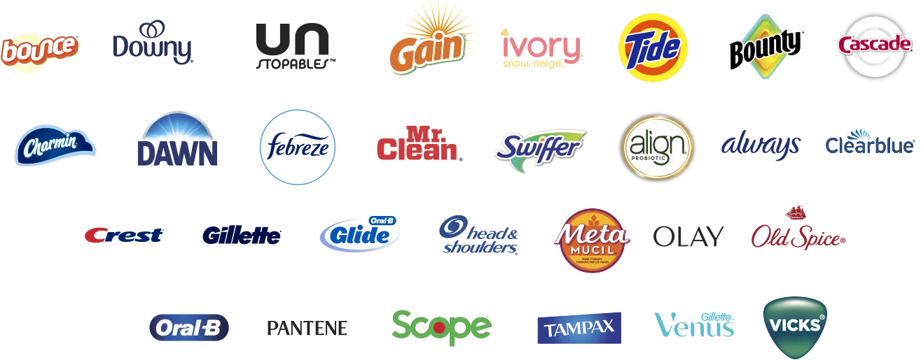 Participating P&G Brands